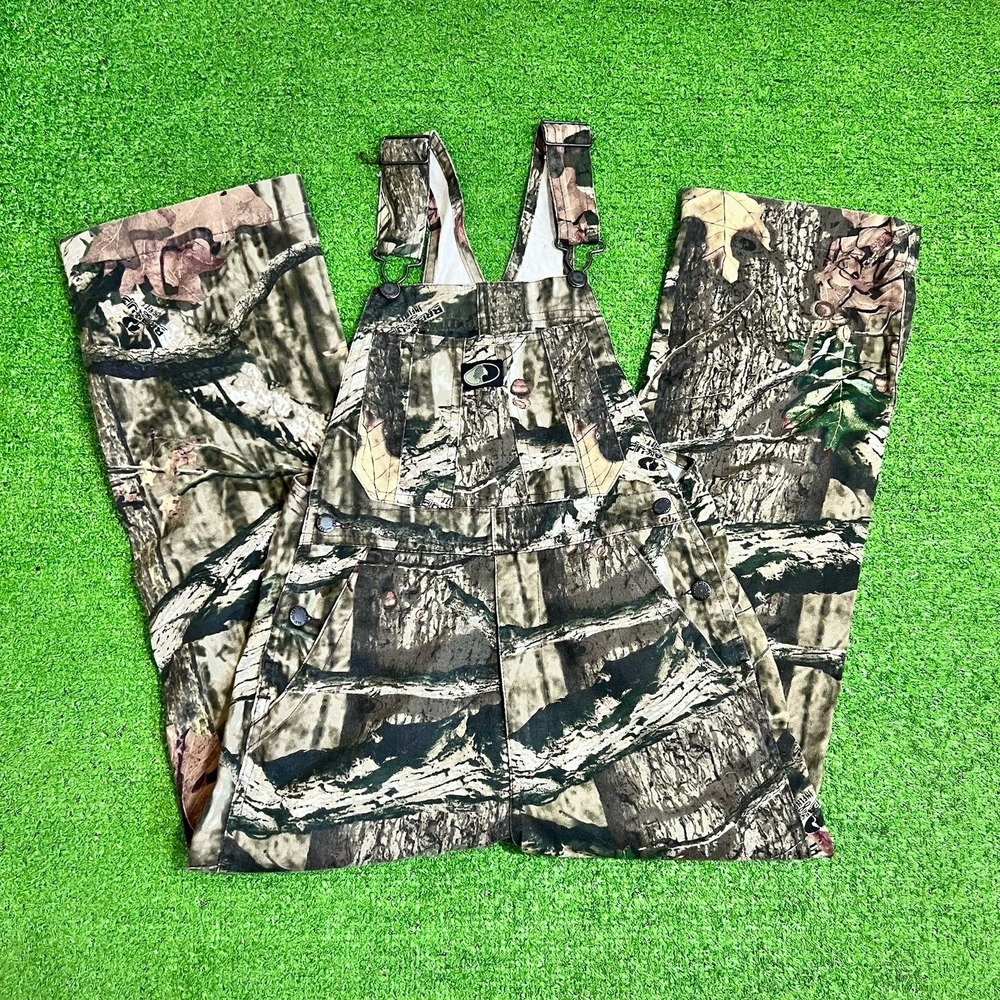 Vintage Y2K Walls Mossy Oak Bib Overall Youth M Mossy Oak Break Up Infinity NWOT